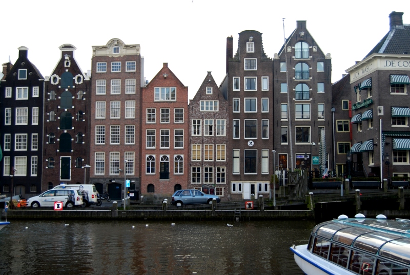 Casas en Damrak, Ámsteram